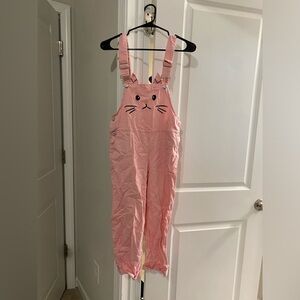 Adorable kitty cat overalls, size XS